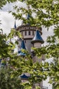 Fairytale Castle Behind Trees in Public Cultural Park, Eskisehir