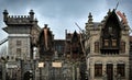 Fairytale castle in Theme Park Efteling. Spring. in the netherlands