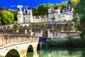 Fairytale castle Usse. Beautiful castles of Loire valley in Franc