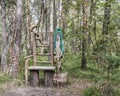 Fairytale character of Russian folklore living in forest or swamp