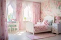 A fairytale and magical bedroom inspired by flower petals