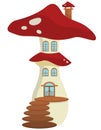 Fairytale mushroom house