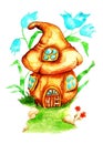 Fairytale mushroom house