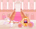 Fairytale pink carriage