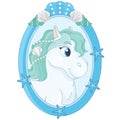 Fairytale Pretty Cute Pony Portrait