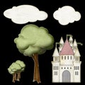 fairytale scene cutouts