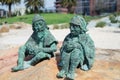 Fairytale sculptures on the Geelong waterfront
