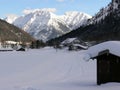 Fairytale winter landscape in southern Germany Royalty Free Stock Photo