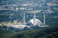 Faisal Mosque in Islamabad capital city of Pakistan Royalty Free Stock Photo