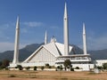 Faisal Mosque in Islamabad, Pakistan Royalty Free Stock Photo