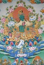 Faith, spirituality and religion. Tibetan Thangka Royalty Free Stock Photo