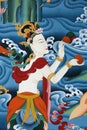 Faith, spirituality and religion. Tibetan Thangka Royalty Free Stock Photo