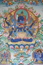 Faith, spirituality and religion. Tibetan Thangka Royalty Free Stock Photo