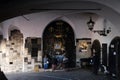 Faithful in prayer in the chapel of Our Lady of the Kamenita vrata Stone Gate in Zagreb, Croatia