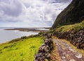 Faja da Caldeira de Santo Cristo on Sao Jorge Island Royalty Free Stock Photo