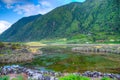 Faja dos Cubres marshes at Sao Jorge island in the Azores, Portu