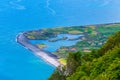 Faja dos Cubres marshes at Sao Jorge island in the Azores, Portu