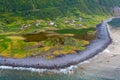 Faja dos Cubres marshes at Sao Jorge island in the Azores, Portu