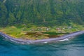 Faja dos Cubres marshes at Sao Jorge island in the Azores, Portu