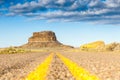 Fajada Butte in Chaco Culture National Historical Park, NM, USA Royalty Free Stock Photo