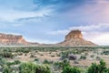 Fajada Butte in Chaco Culture National Historical Park, NM, USA Royalty Free Stock Photo