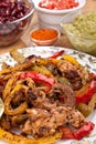 Fajita Peppers with Chicken Breast Meat Royalty Free Stock Photo