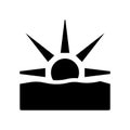 Fajr dawn Prayer icon. Trendy Fajr dawn Prayer logo concept on w