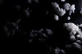 Fake Cloud at Night Sky Time, copy space abstract background