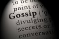 Dictionary definition of the word gossip