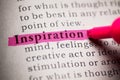 Inspiration Royalty Free Stock Photo