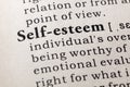 Dictionary definition of the word self-esteem