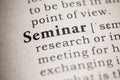 Definition of the word seminar
