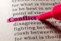 conflict Royalty Free Stock Photo