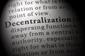 Definition of decentralization