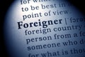 foreigner Royalty Free Stock Photo