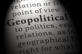 Definition of geopolitical