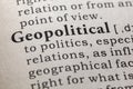 Definition of geopolitical