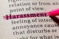 Definition of harassment