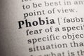 phobia Royalty Free Stock Photo