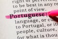 Definition of Portuguese