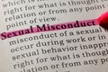 Definition of sexual misconduct