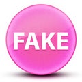 Fake eyeball glossy elegant pink round button abstract