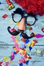 Fake glasses, nose and mustache Royalty Free Stock Photo