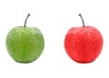 Fake Green and Red Apples