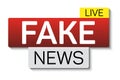 Fake news banner