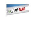 fake news internet browser illustration