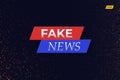 Fake news live splash screen