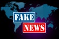 Fake news and misinformation concept Royalty Free Stock Photo