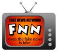 Fake news network Royalty Free Stock Photo