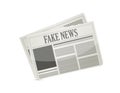 fake news newspaper illustration design icon Royalty Free Stock Photo